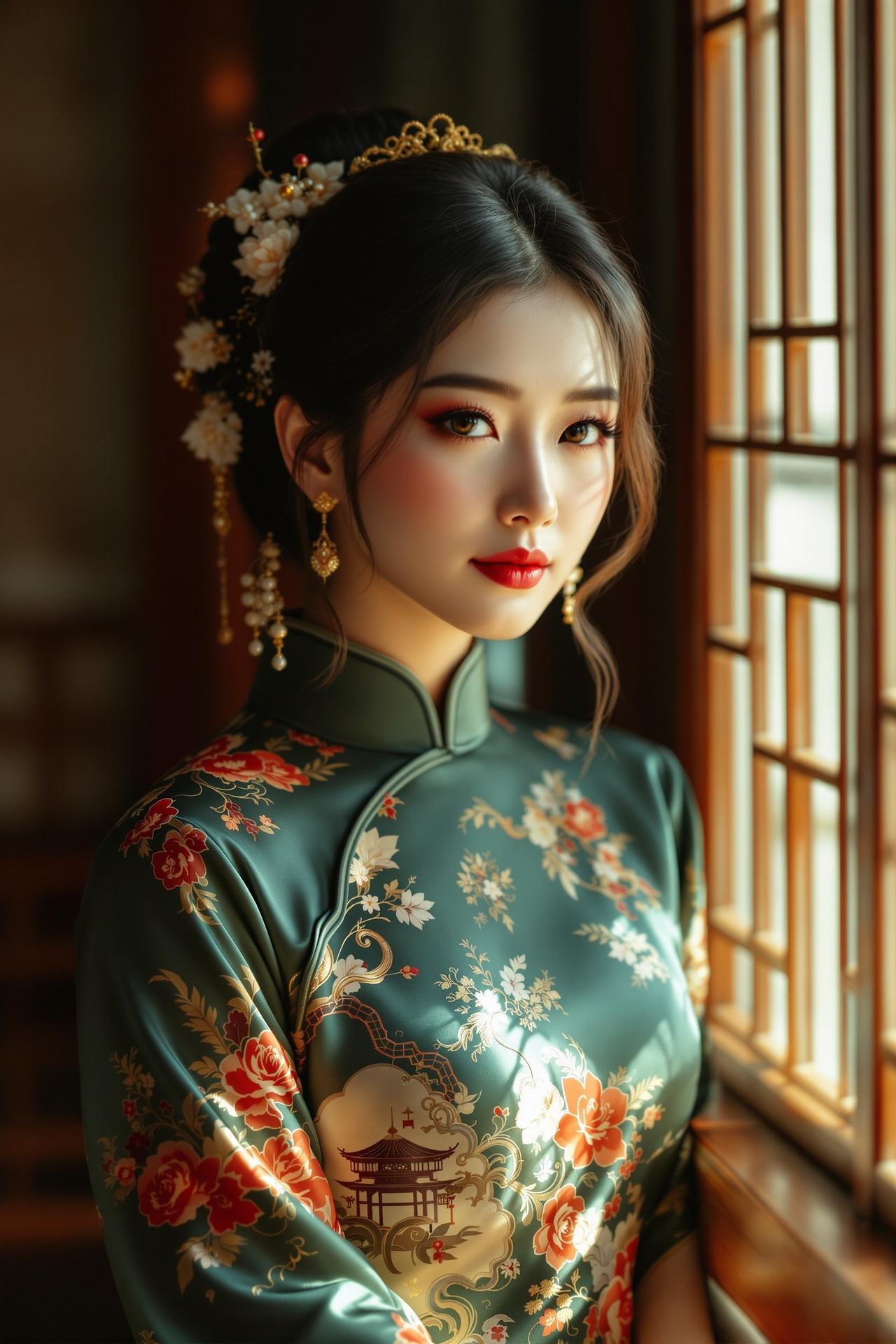 最新福利-欲系写真-最新福利 - 复古旗袍东方写真